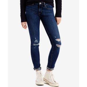 Levis 711 ripped skinny jeans size 24S